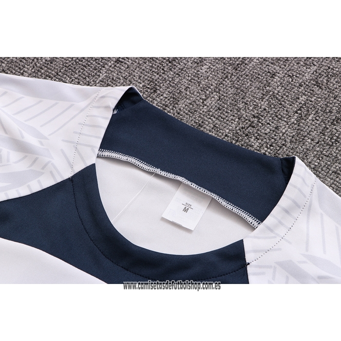 Chandal del Paris Saint-Germain 22-23 Manga Corta Blanco